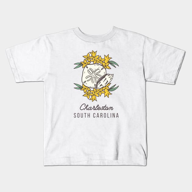 Charleston South Carolina SC Tourist Souvenir Kids T-Shirt by carolinafound